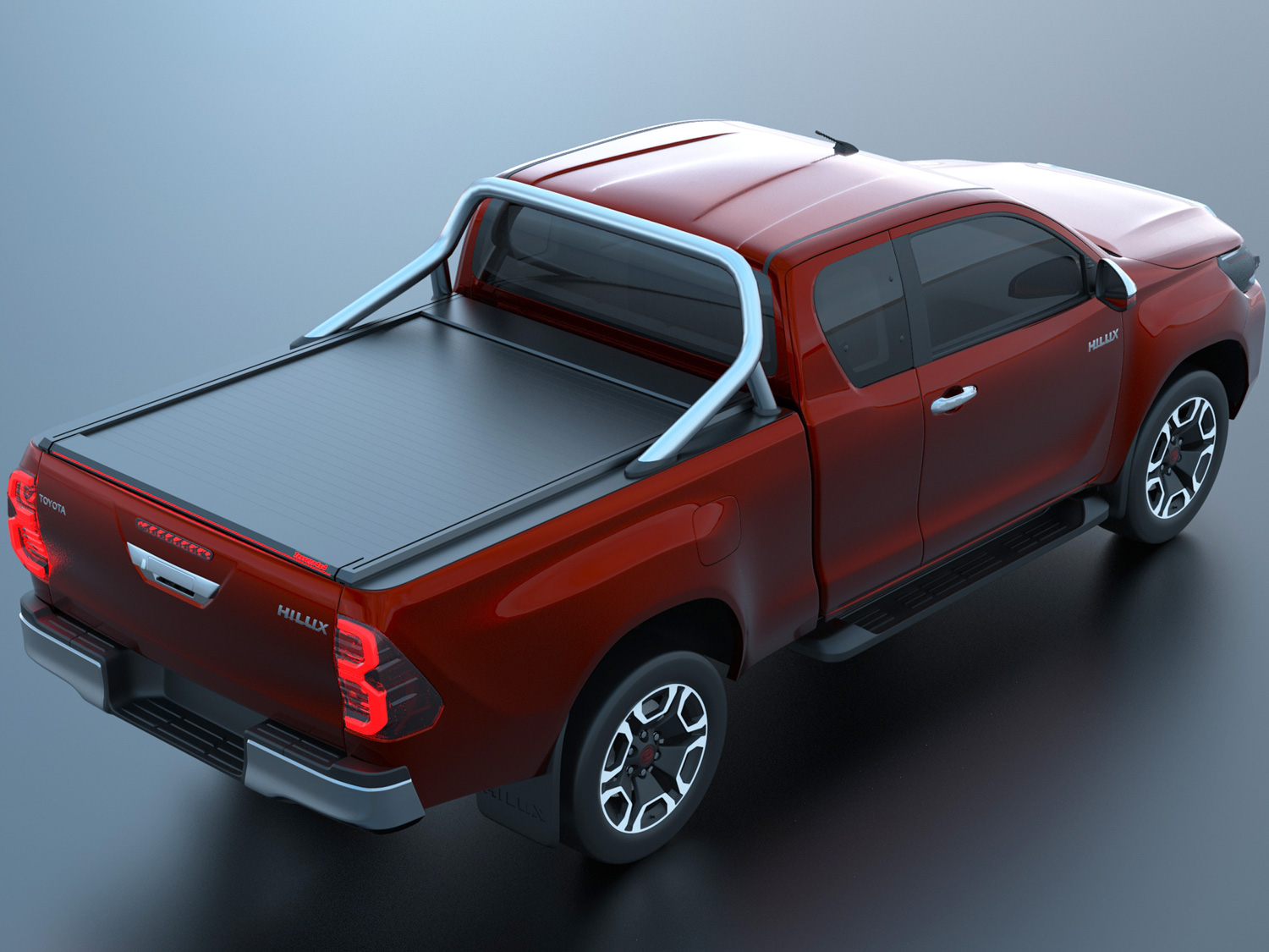 Tessera Roll Manuelle Federunterstutzte Zuruckziehbare Abdeckung fur Pick up Trucks Toyota Hilux Revo 07 2016 4x4 Auto Zubehor Tessera4x4 zubehor tessera4x4