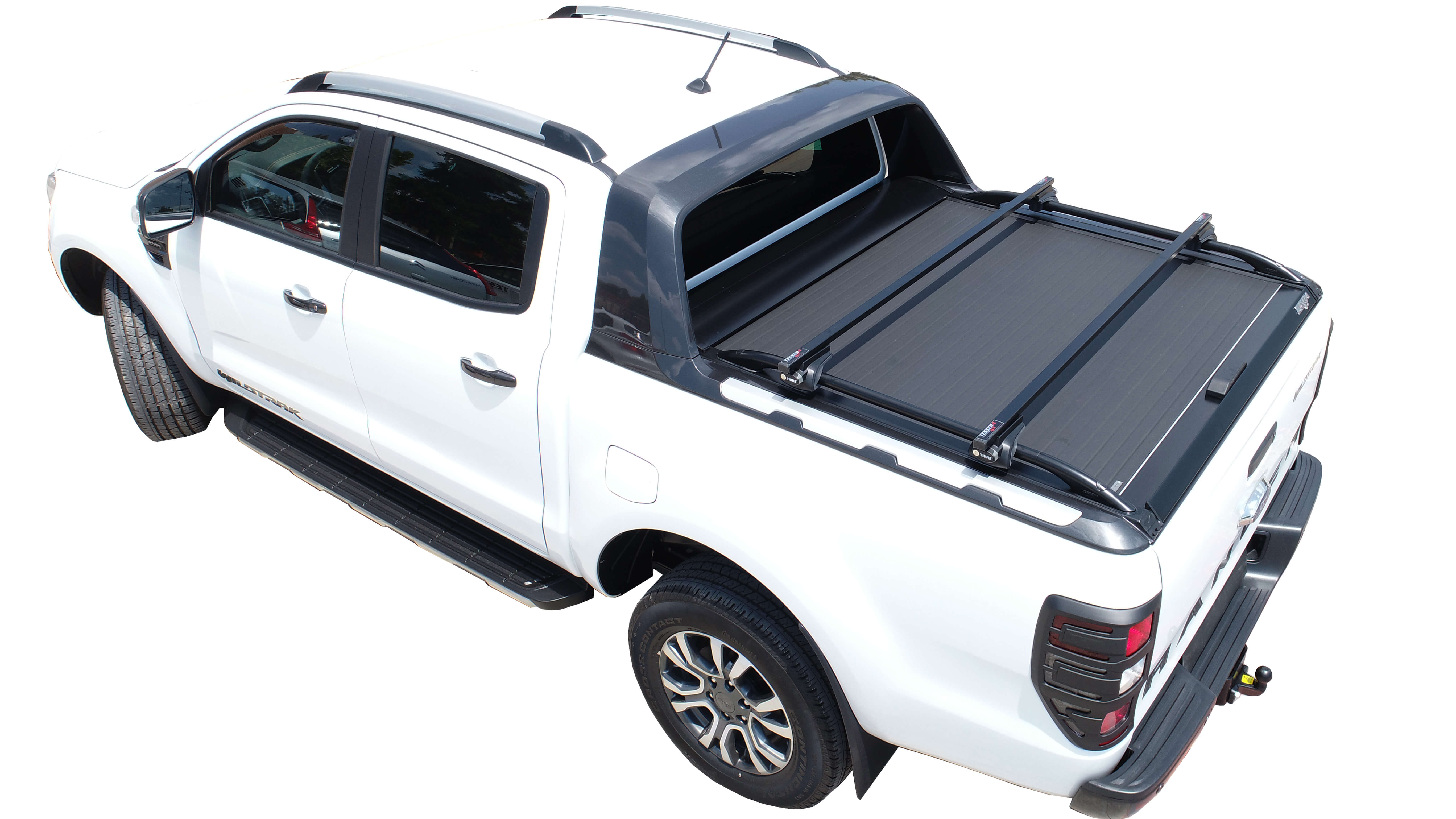 Roller lid shutter in black matt (PAINT-006) Ford Ranger 2012+ 2016+ 2020+  - 4x4 Auto Accessories, Tessera4x4 accessories