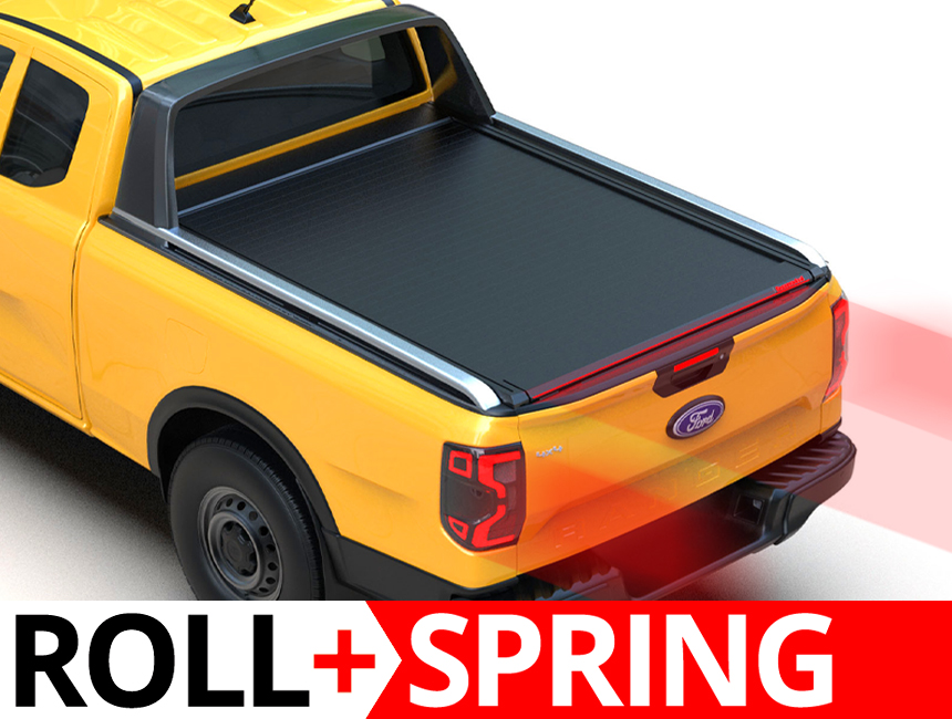 Tessera Roll Electric Retractable Tonneau Bed Cover Ford Ranger P703 2023 4x4 Auto Accessories Tessera4x4 accessories tessera4x4