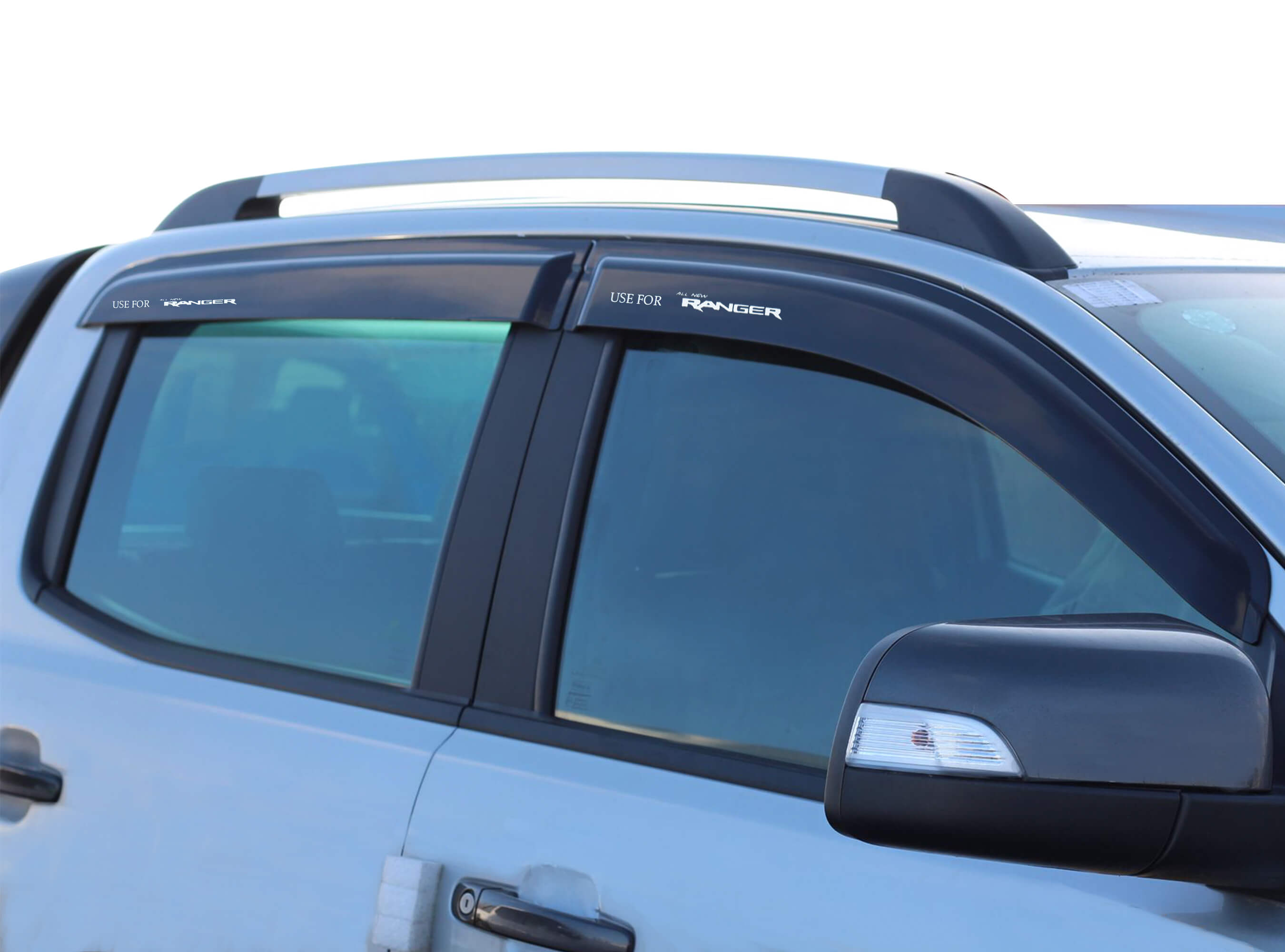 ADAPEY 4 Stück Auto Windabweiser Regenabweiser Für Ford Edge  2015-2018,Vorne Hinten Regenschutz Seitenfenster Sonnenschutz Deflektor  Zubehör