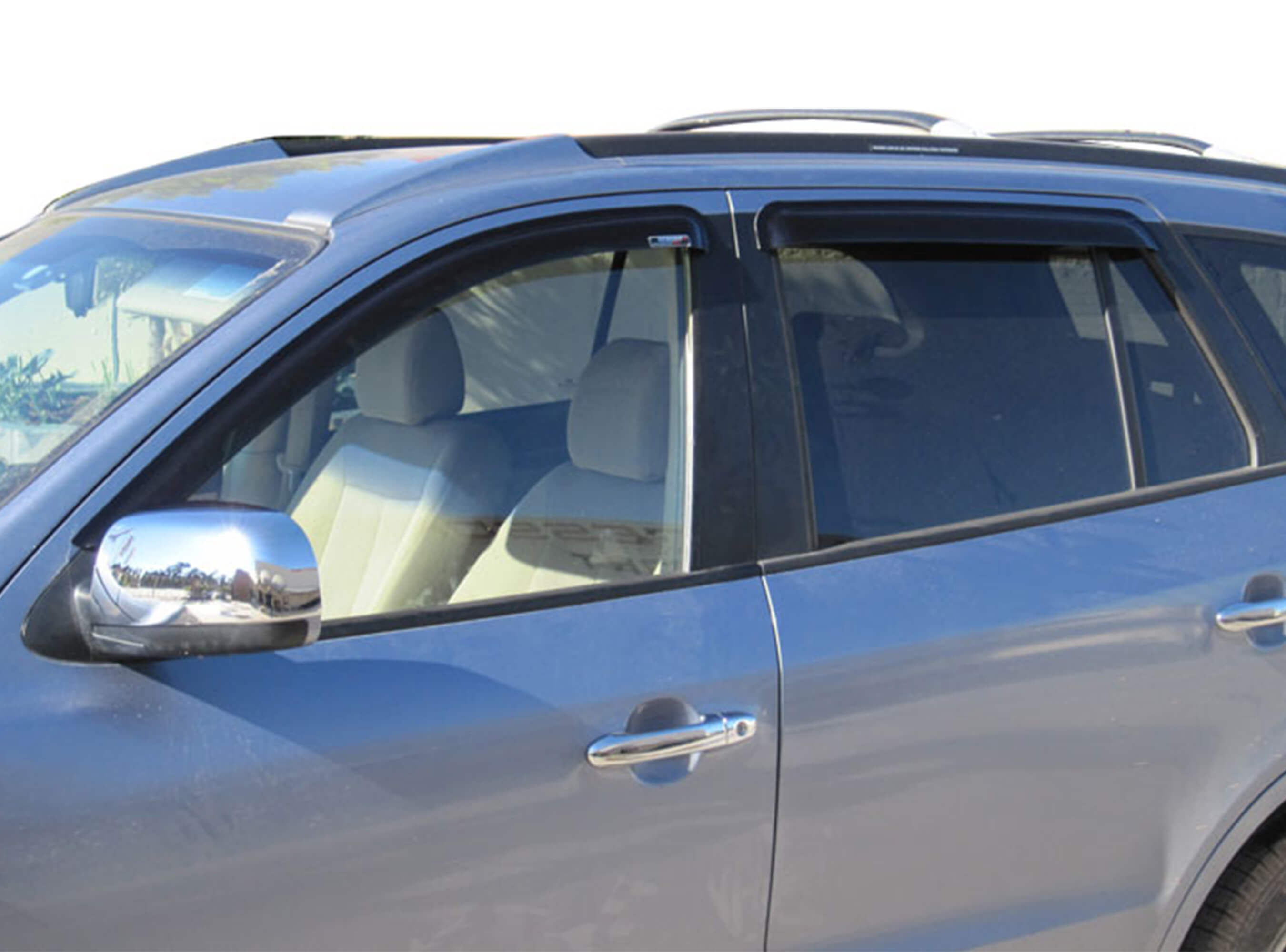 HOLIV 4 Stück Auto Windabweiser für Ford EcoSport BK 2013-2021,  Seitenfenster Autofenster Windabweiser Autofenstervisiere Regenschutz